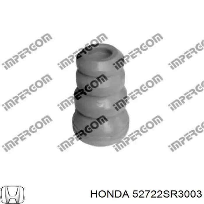 Almohadilla de tope, suspensión trasera para Honda Civic (MA,MB)