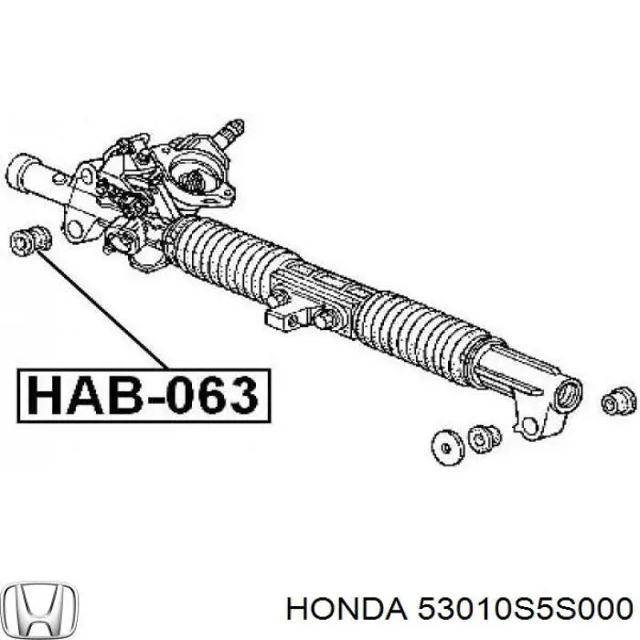 Buje de fijación de la cremallera de dirección Honda 53010S5S000 precio, desde 11,12 EUR