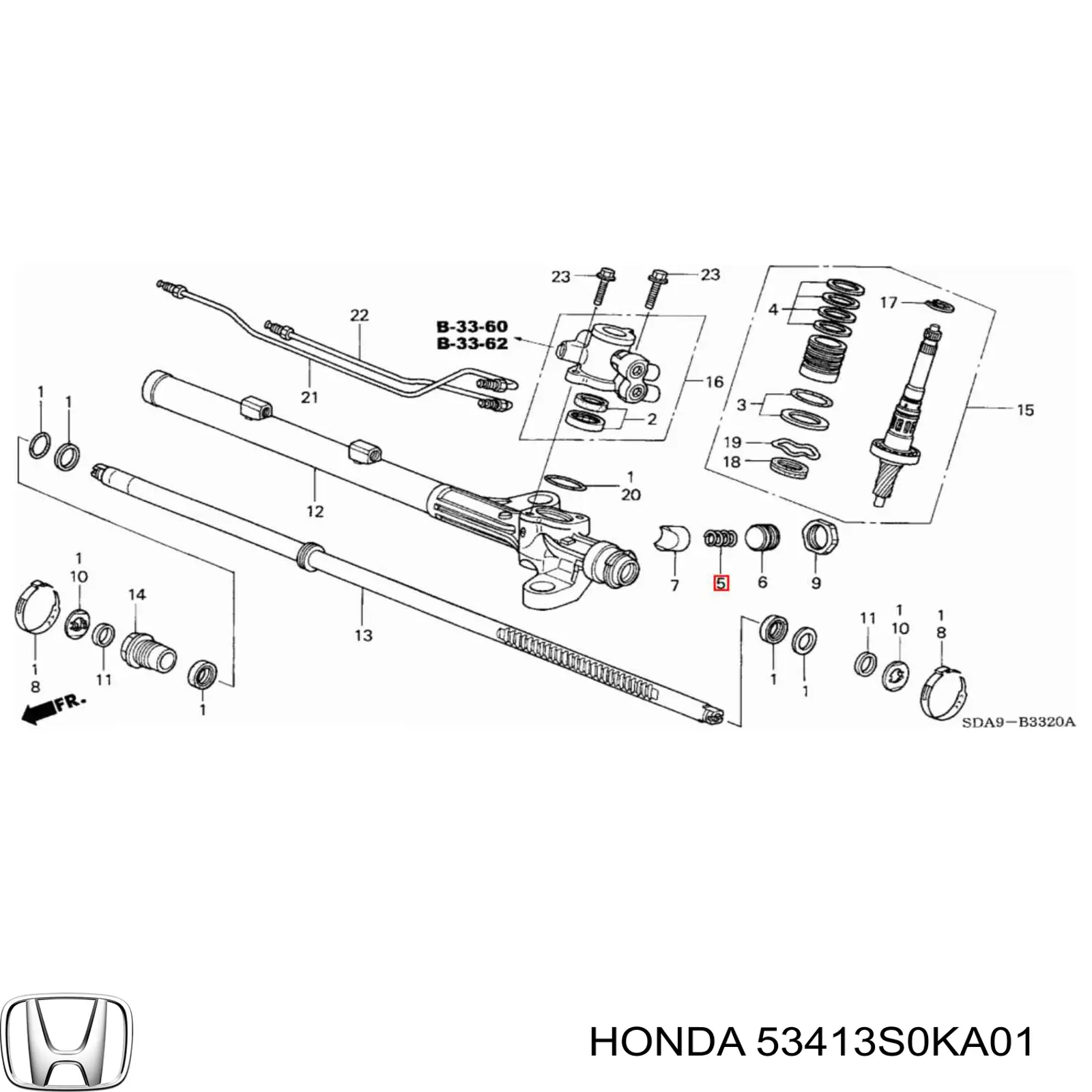 53413S0KA01 Honda