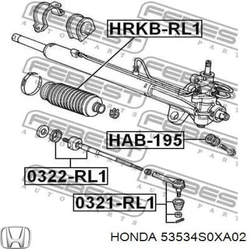 53534S0XA02 Honda fuelle, dirección