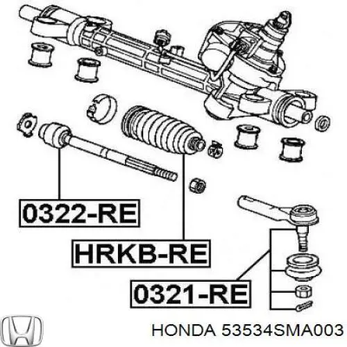 53534SMA003 Honda fuelle dirección
