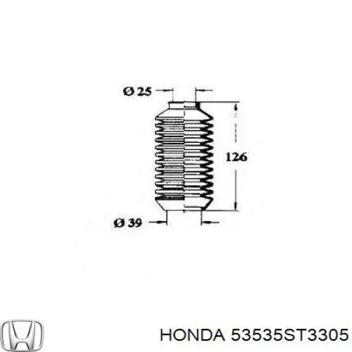 Fuelle dirección 53535ST3305 Honda