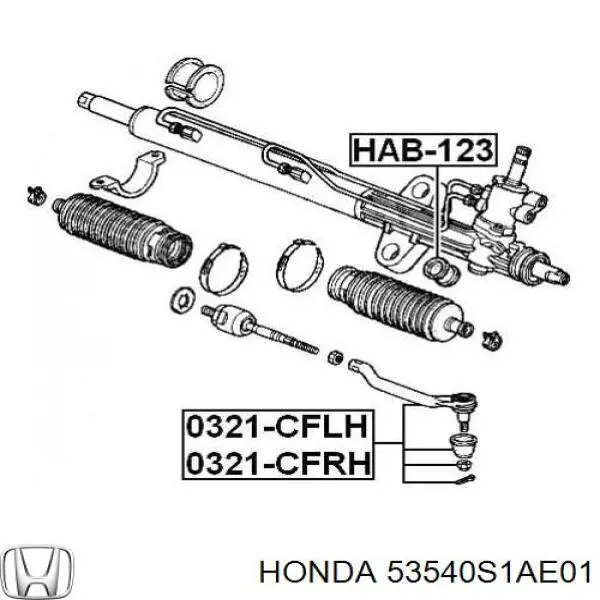 Comprar 53540S1AE01 Honda Rótula barra de acoplamiento exterior