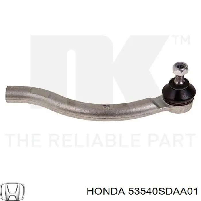 Comprar 53540SDAA01 Honda Rótula barra de acoplamiento exterior