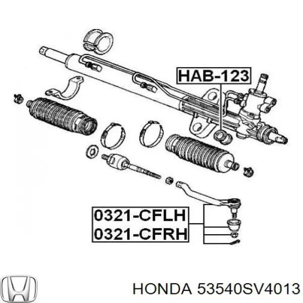 53540SV4013 Honda rótula barra de acoplamiento exterior