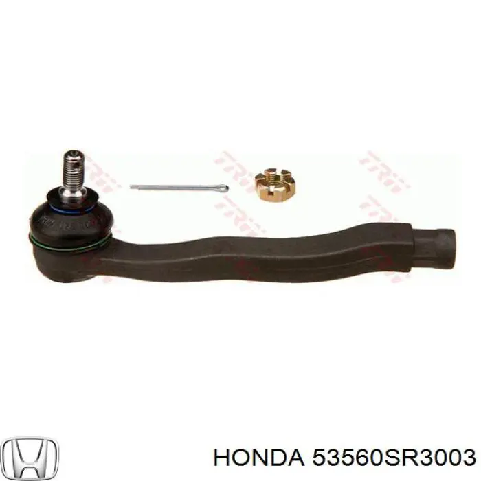 53560SR3003 Honda rótula barra de acoplamiento exterior