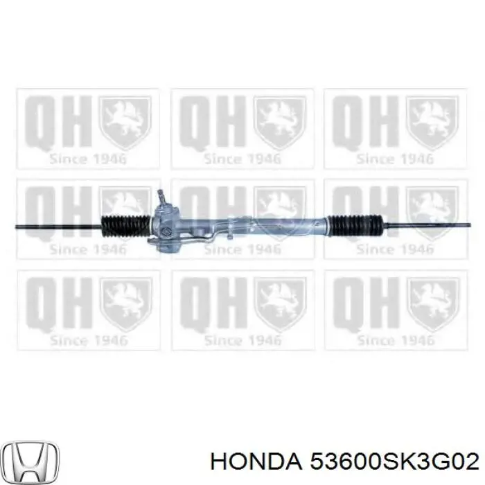 53600SK3G02 Honda cremallera de dirección