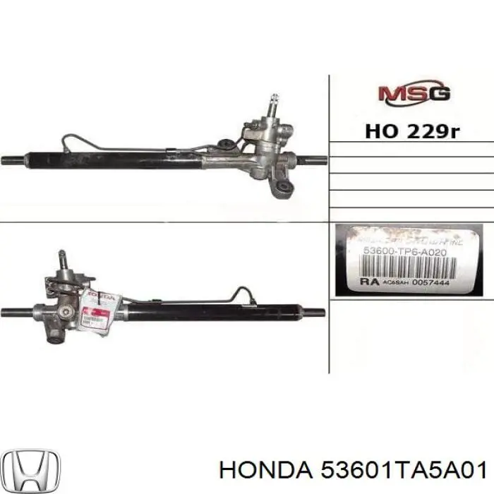 Engranaje de dirección Honda 53601TE0A02 precio, desde 298,14 EUR