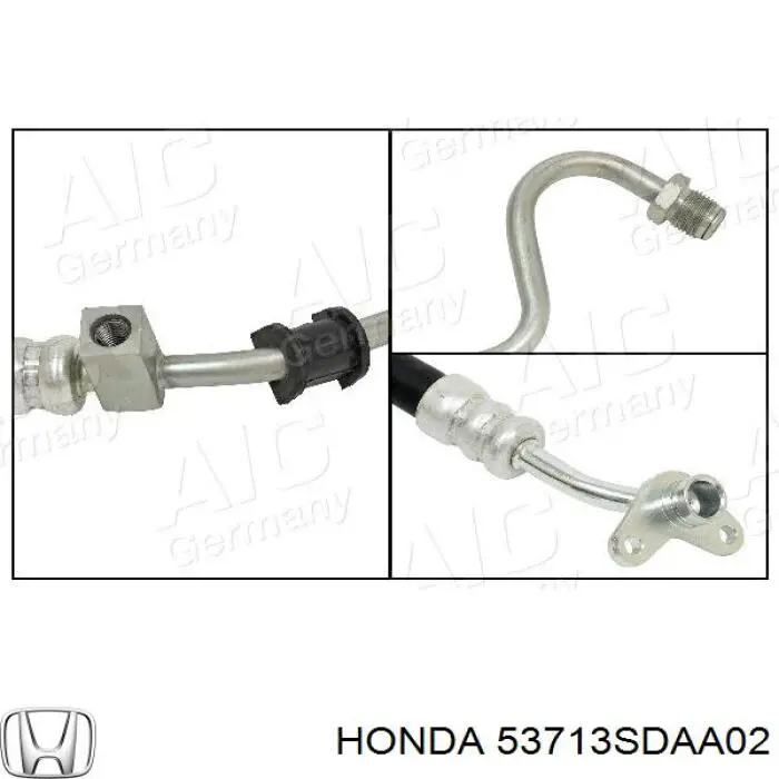 Comprar 53713SDAA02 Honda Manguera de alta presion de direccion, hidráulica
