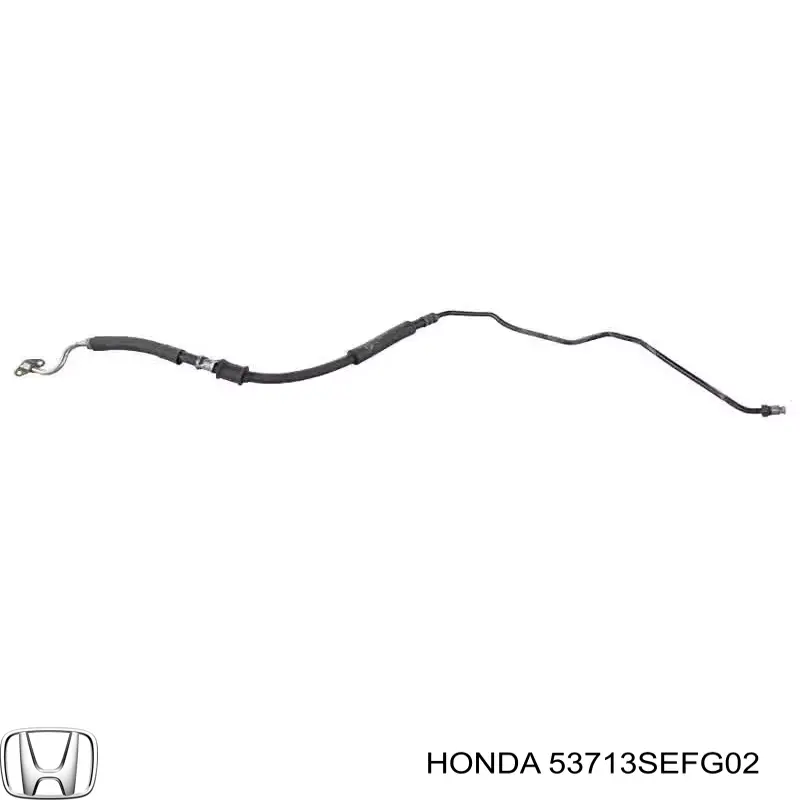 Manguera de alta presión de la dirección asistida desde la bomba hasta la cremallera Honda 53713SEFG02 precio, desde 113,26 EUR