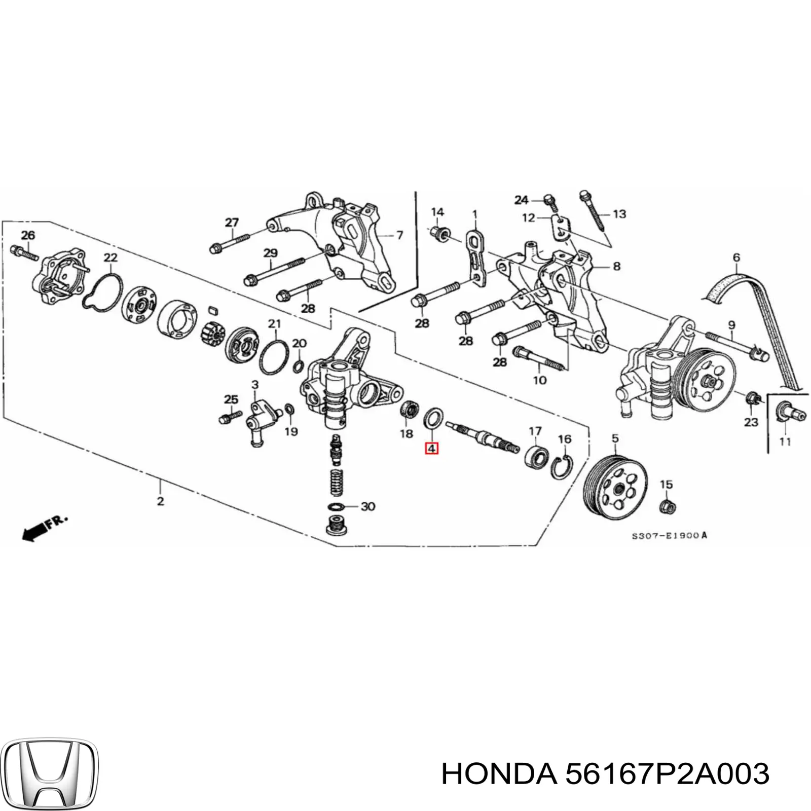 Comprar 56167P2A003 Honda 