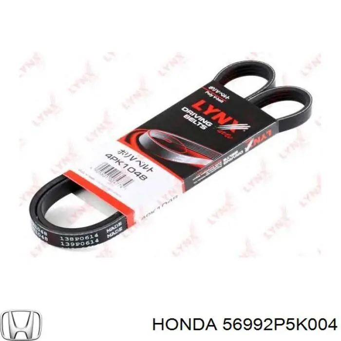 56992P5K004 Honda correa trapezoidal