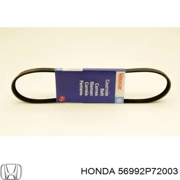 56992-P72-003 Honda correa trapezoidal