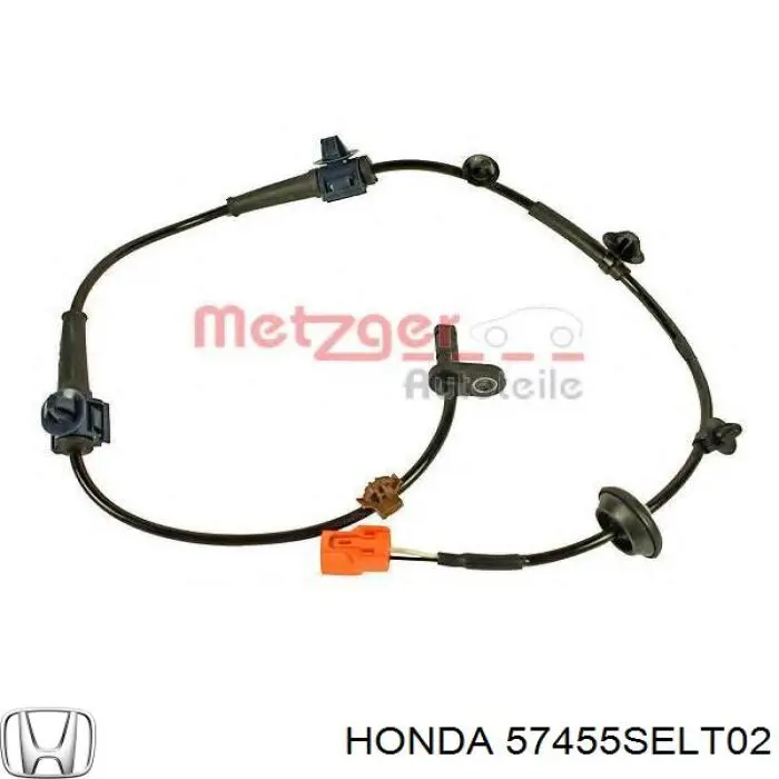 57455SELT02 Honda sensor abs delantero izquierdo