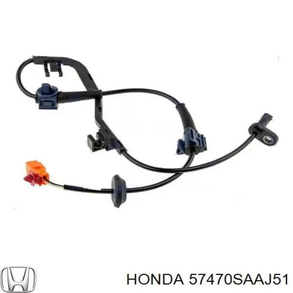 57470SAAJ51 Honda sensor abs trasero derecho