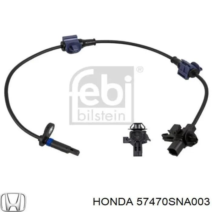 57470SNA003 Honda sensor abs trasero derecho