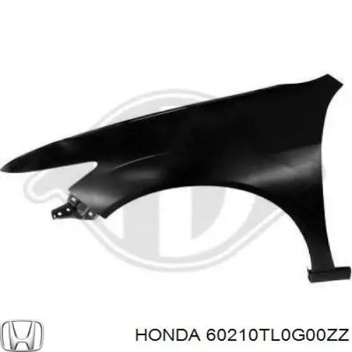 Guardabarros delantero derecho para Honda Accord (CU)