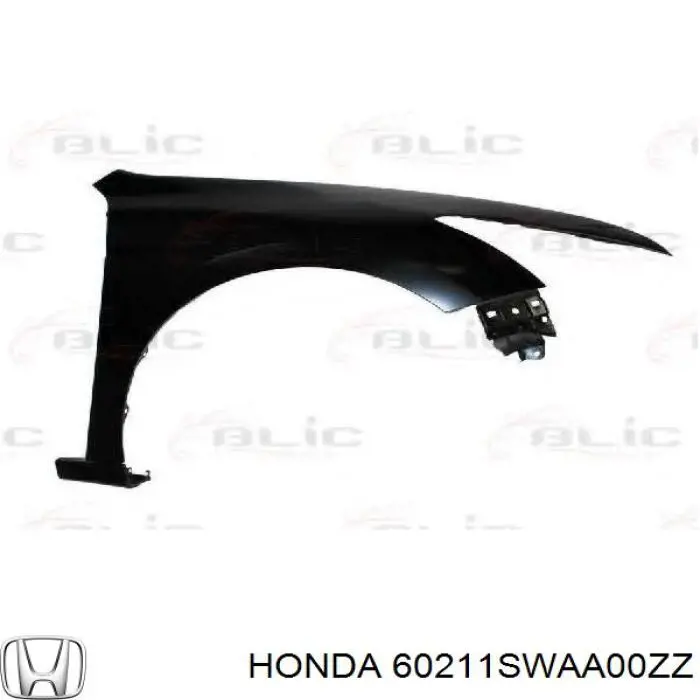 Guardabarros delantero derecho para Honda CR-V (RE)