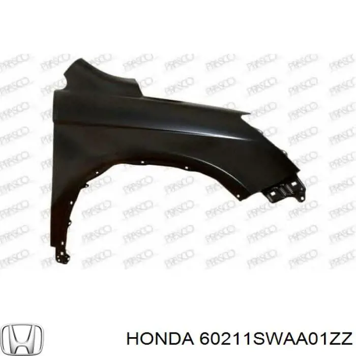 Comprar 60211SWAA91ZZ Honda Aleta