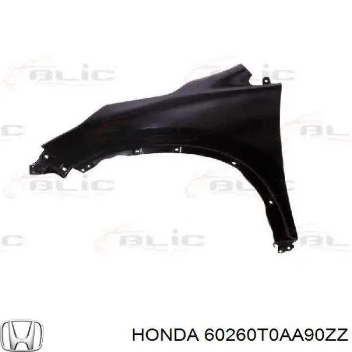 Guardabarros delantero izquierdo para Honda CR-V (RM)