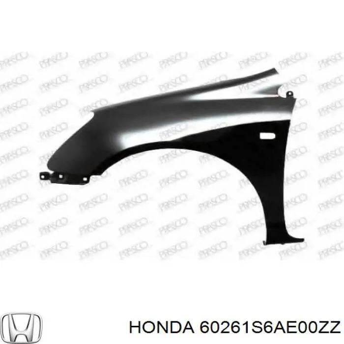 Comprar 60261S6AE00ZZ Honda Aleta delantera izquierda