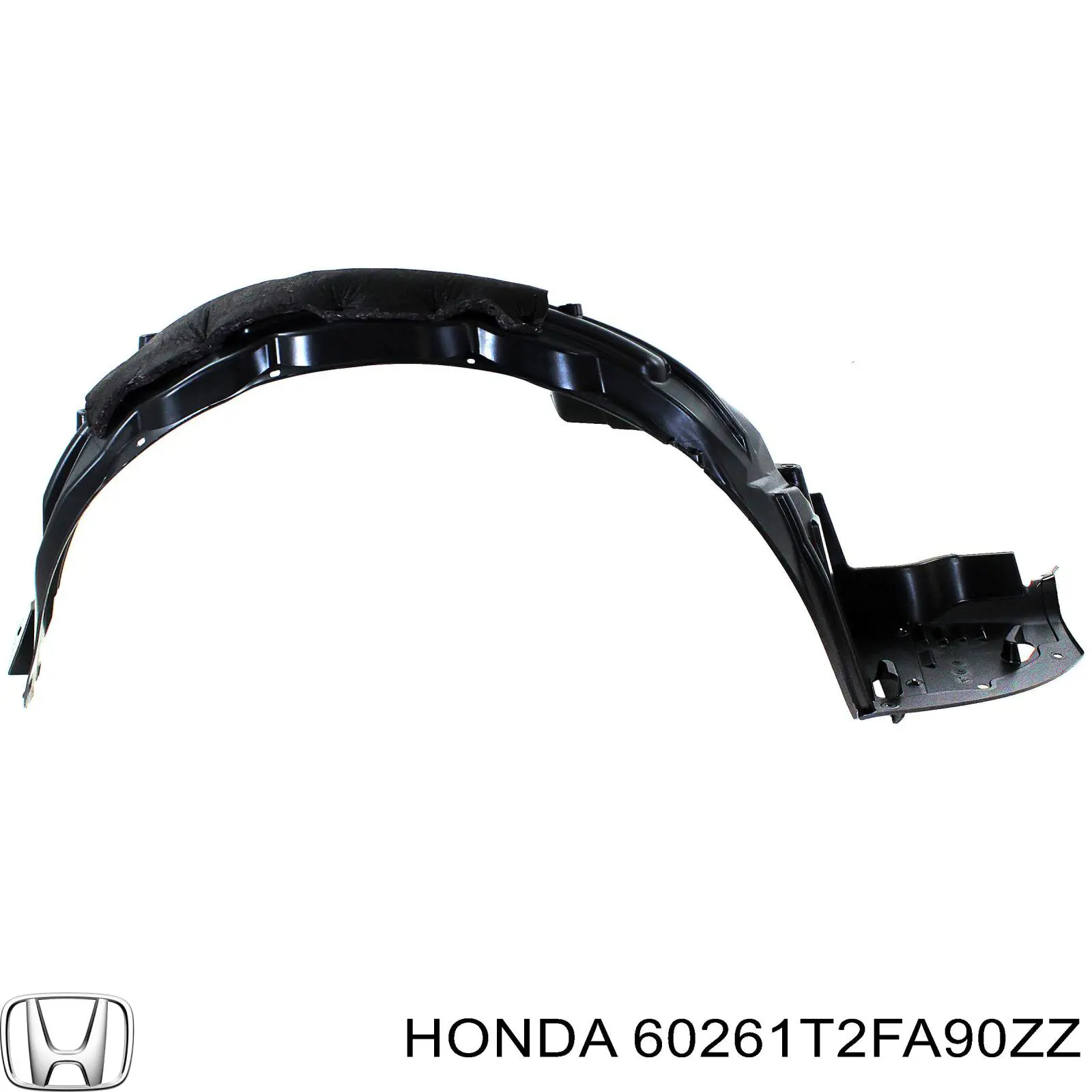 60261T2FA90ZZ Honda guardabarros delantero izquierdo