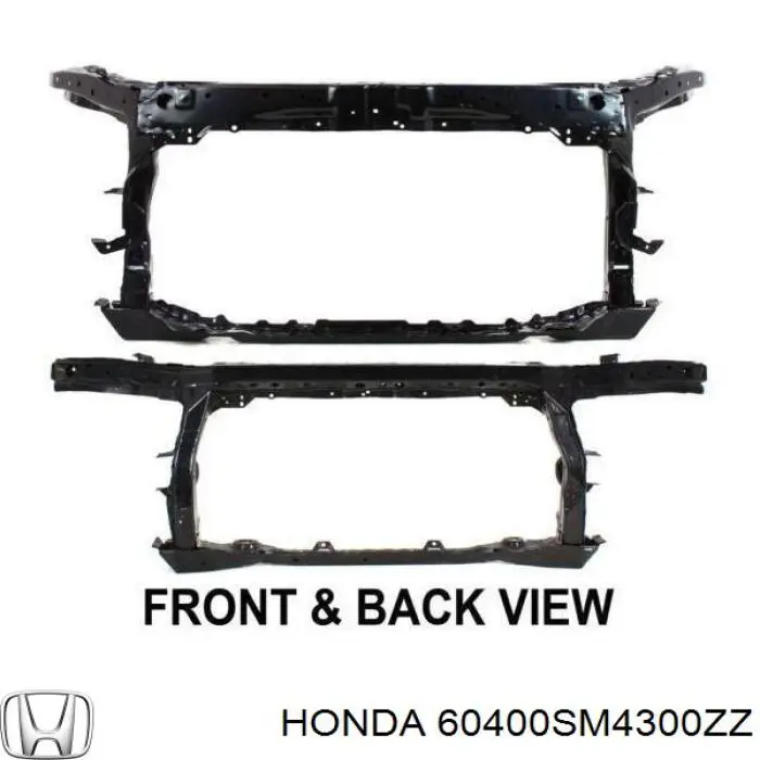  Soporte de radiador Honda Accord 4