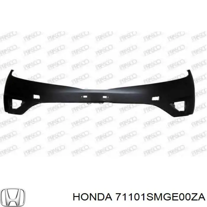 71101SMGE00ZA Honda Paragolpes delantero