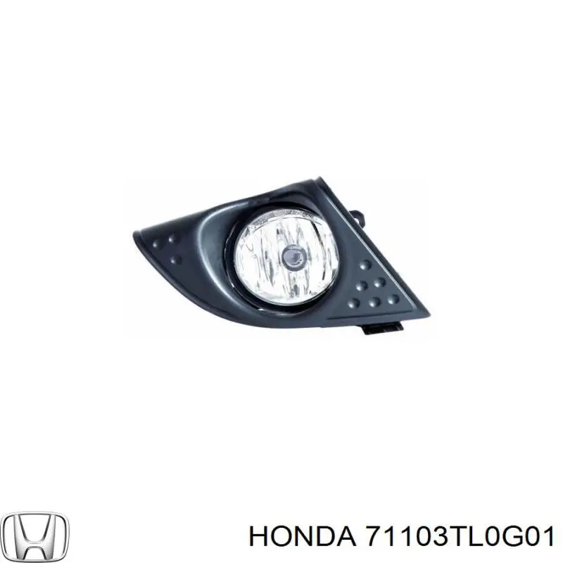 Rejilla de luz antiniebla delantera derecha para Honda Accord (CU)