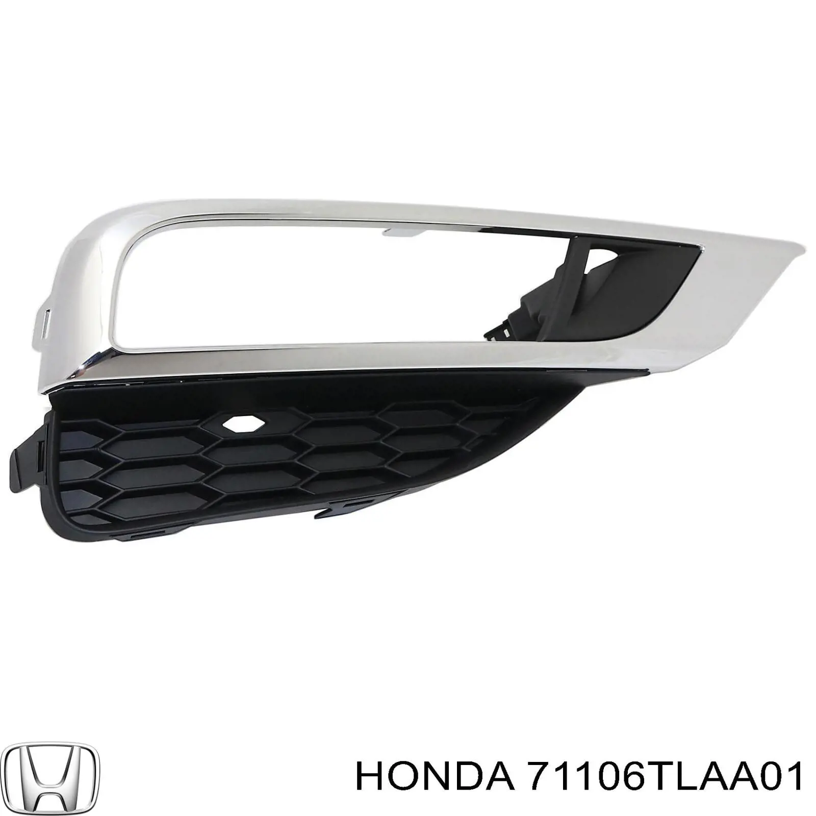 Rejilla de luz antiniebla delantera derecha Honda CR-V 5 (RW)