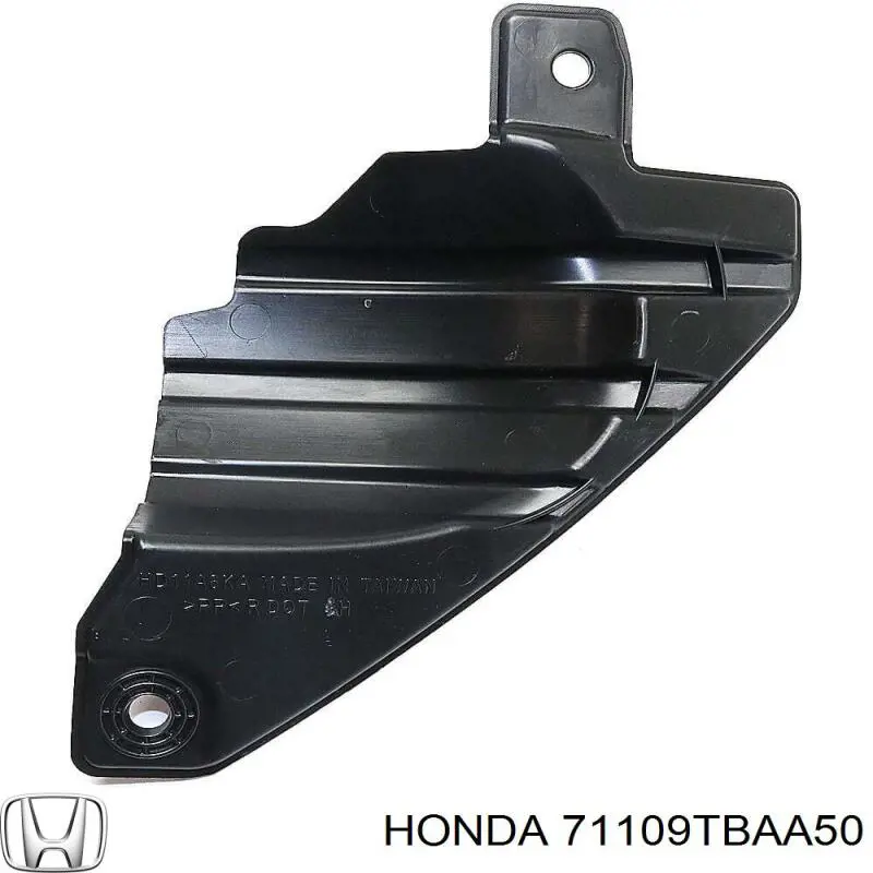 Rejilla de ventilación, parachoques delantero, inferior para Honda Civic (FC)