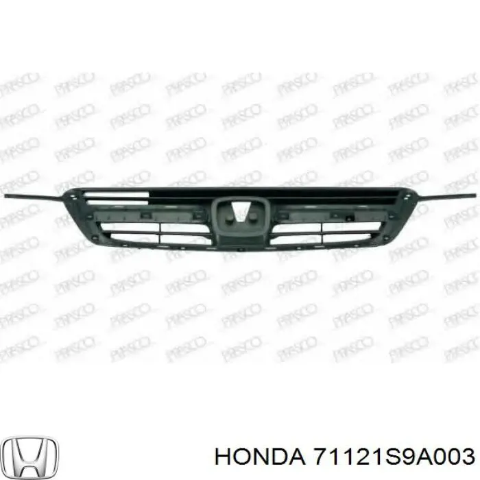 Rejilla delantera Honda 71121S9A003 precio, desde 32,89 EUR