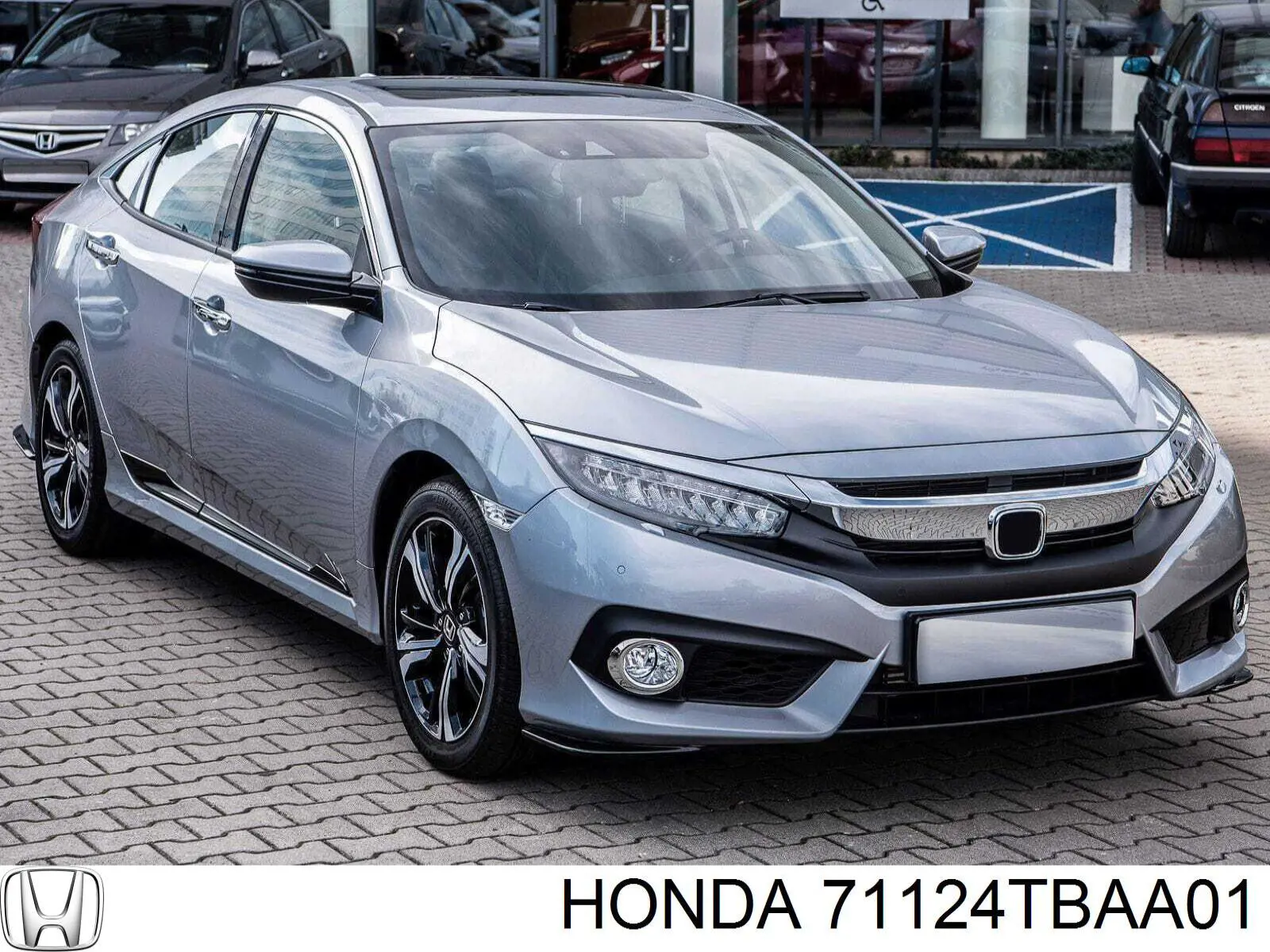 Comprar 71124TBAA01 Honda Moldura derecha de la parrilla del radiador