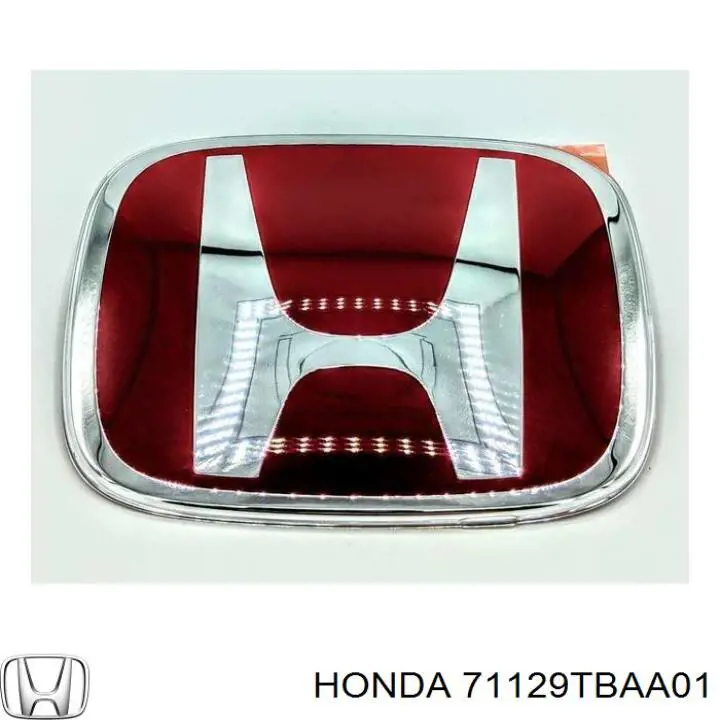 71129TBAA01 Honda moldura de rejilla de radiador izquierda