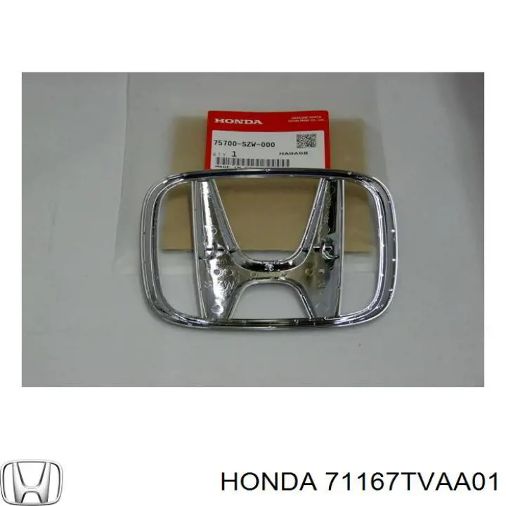 Comprar 71167TVAA01 Honda Moldura izquierda de la parrilla del radiador