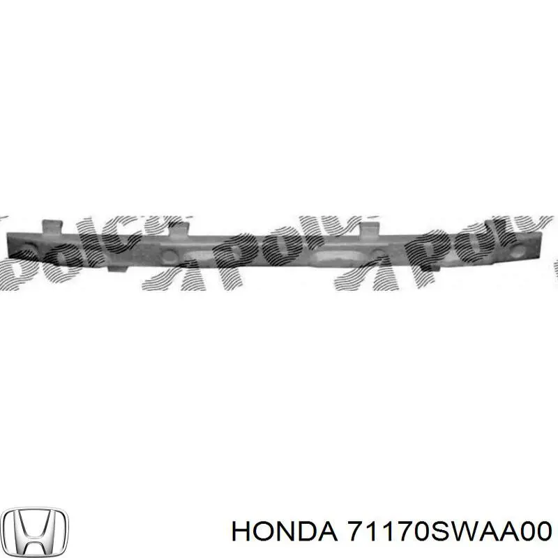 71170SWAA00 Honda absorbente parachoques delantero