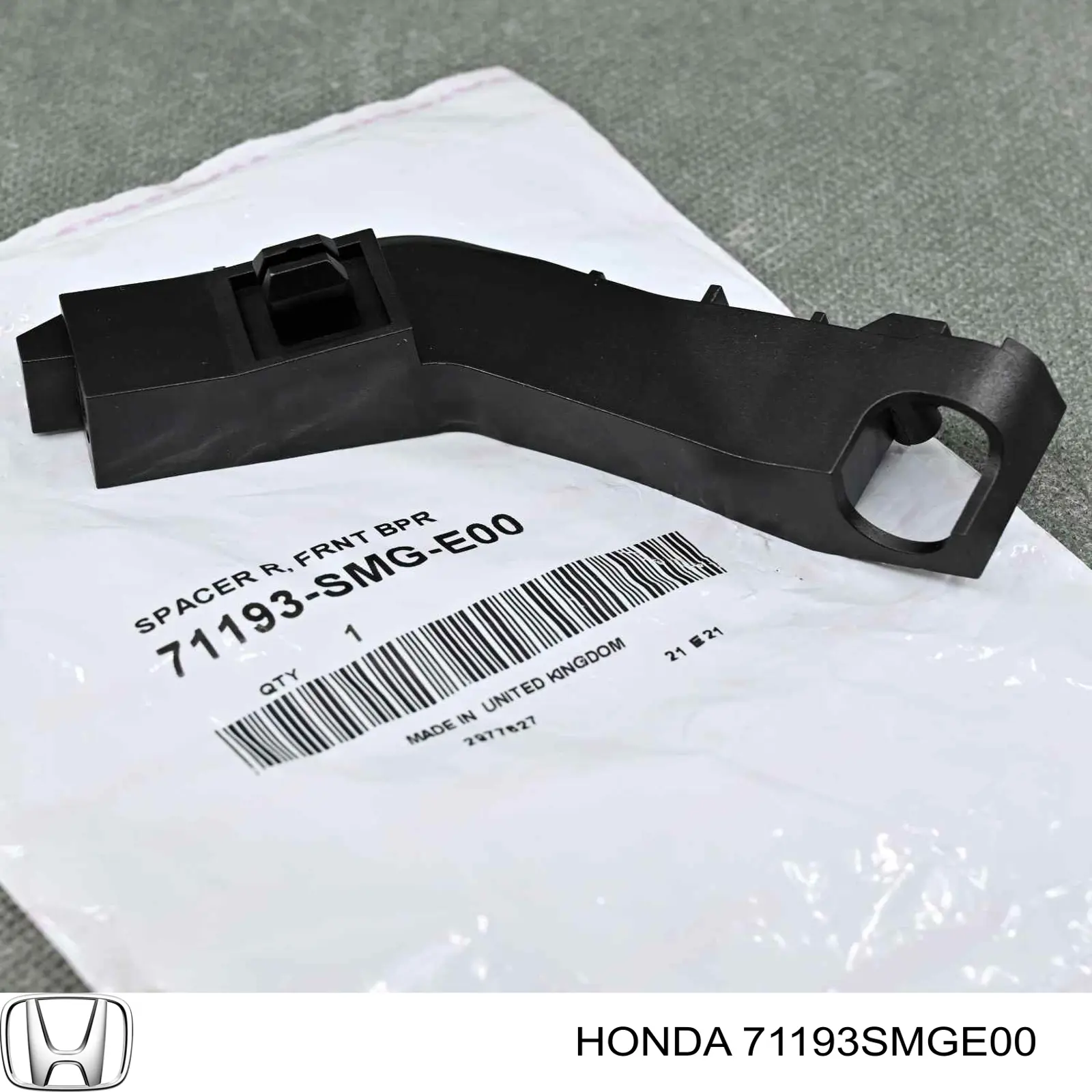 Comprar 71193SMGE00 Honda Soporte exterior derecho del parachoques delantero