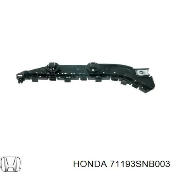 71193SNB003 Honda soporte de parachoques delantero derecho