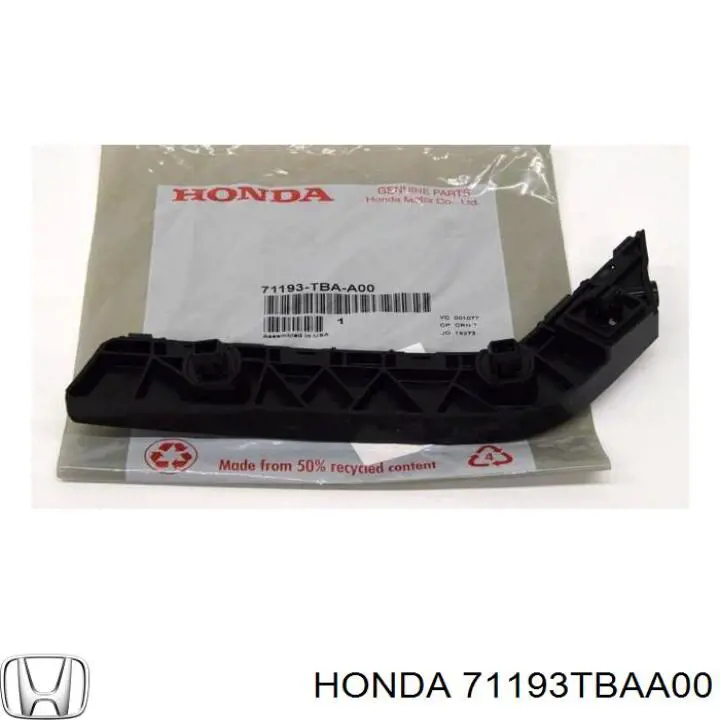 71193TBAA00 Honda soporte deparachoques delantero derecho