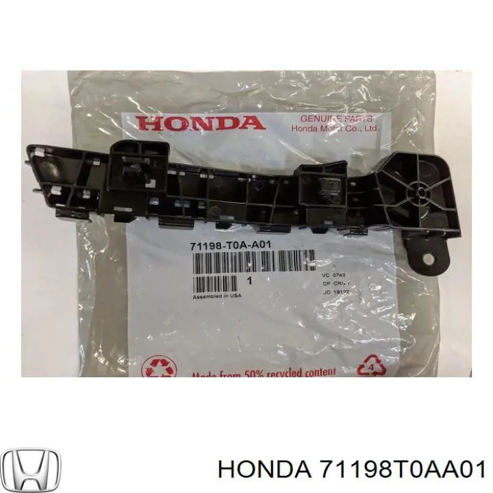 Soporte de paragolpes delantero exterior izquierdo para Honda CR-V (RM)