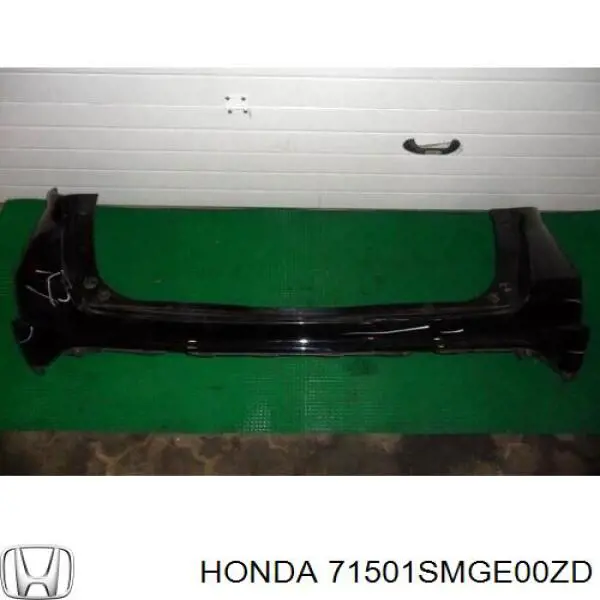 71501SMGE00ZD Honda parachoques trasero, parte superior