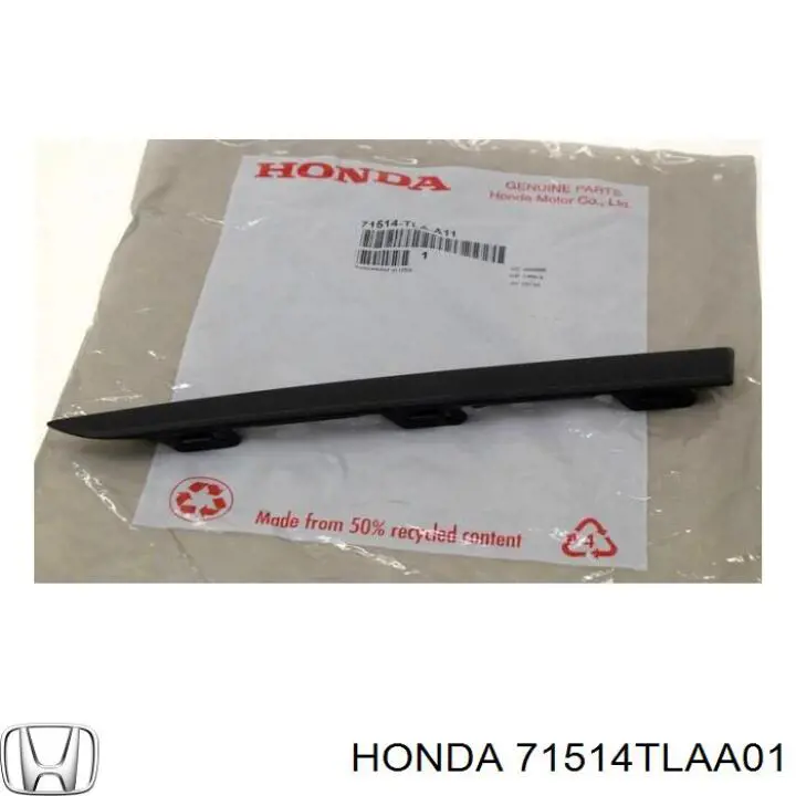 Moldura de parachoques trasero derecho Honda CR-V 5 (RW)