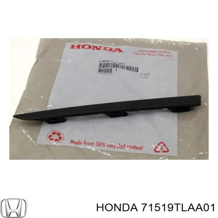 Moldura de parachoques trasero izquierdo para Honda CR-V (RW)