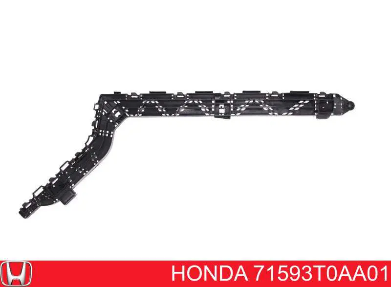 71593T0AA01 Honda Soporte exterior derecho del parachoques trasero
