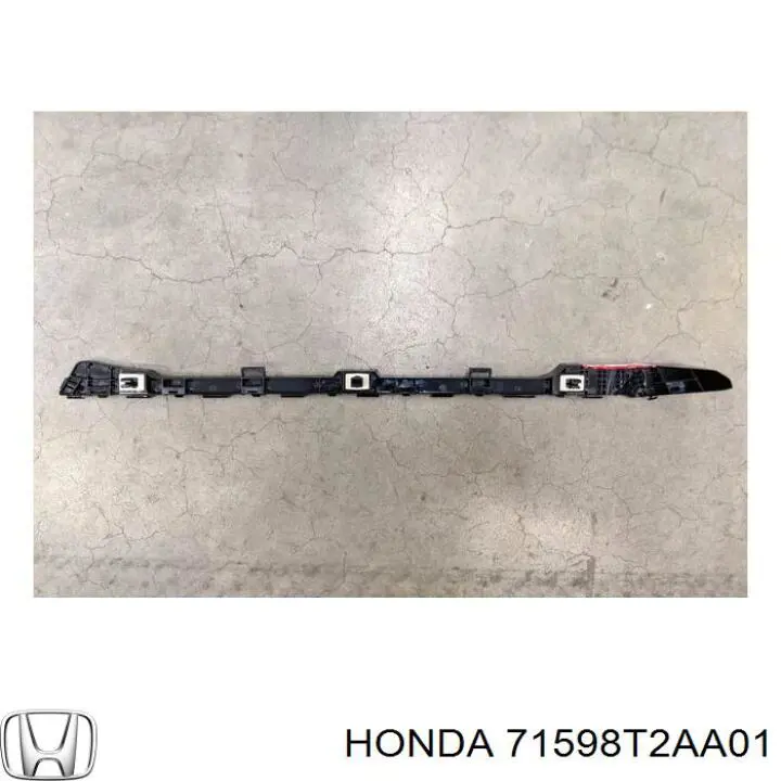 71598T2AA01 Honda Guía izquierda del parachoques trasero