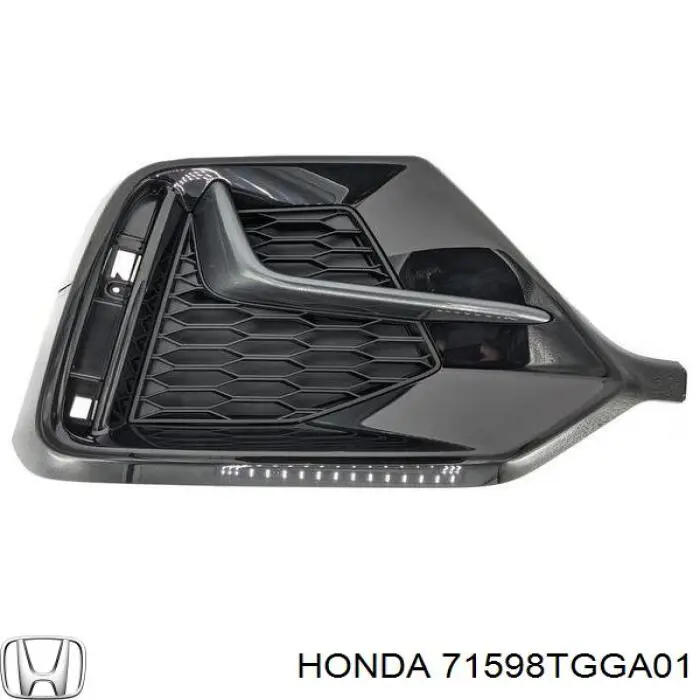 Guía izquierda del parachoques trasero Honda 71598TGGA01 precio, desde 52,16 EUR