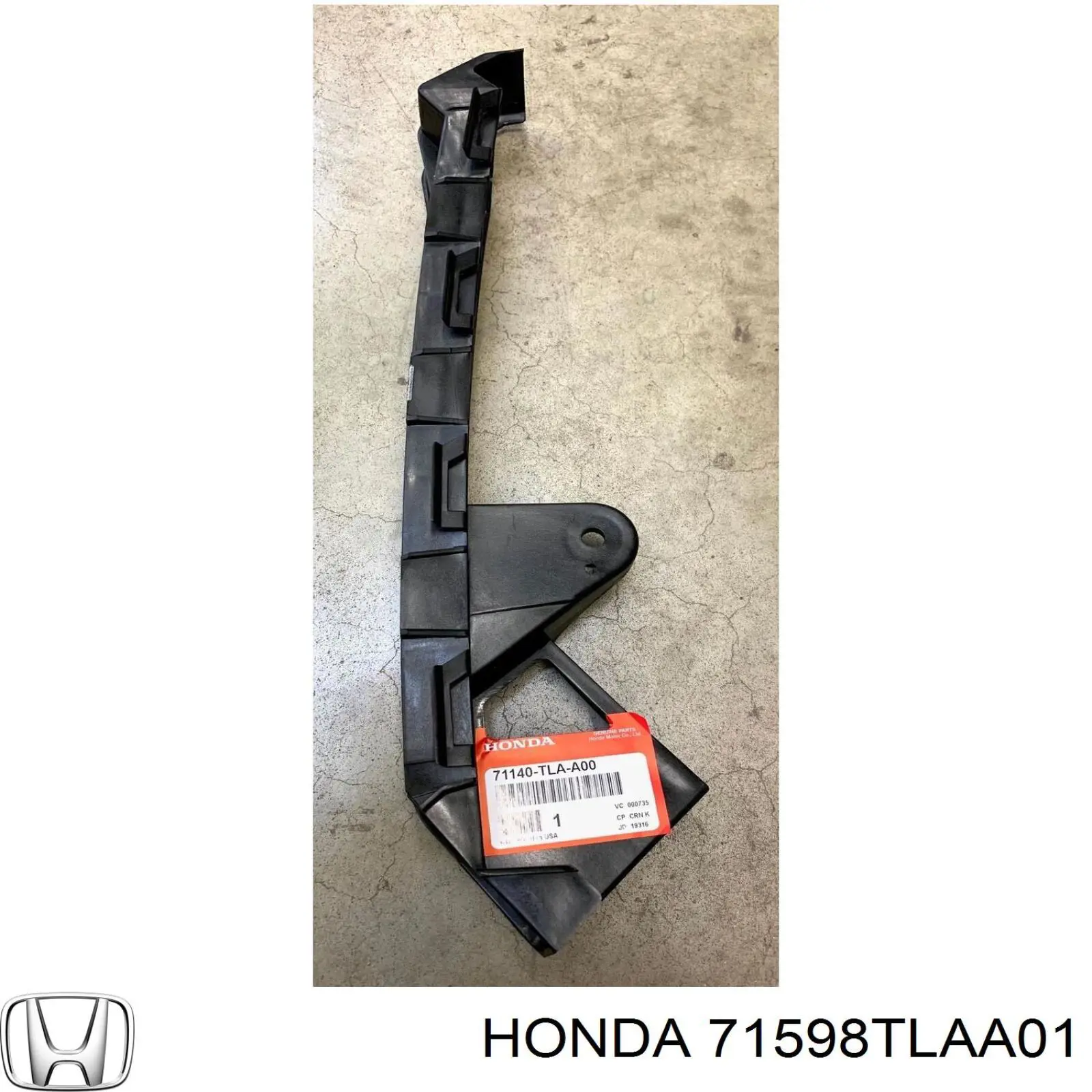 71598TLAA01 Honda soporte de parachoques trasero izquierdo