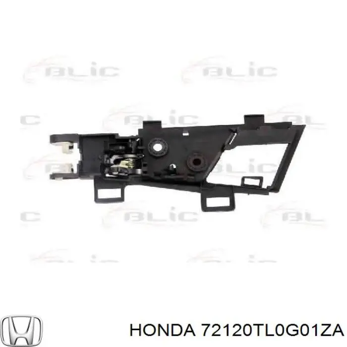 72120TL0G01ZA Honda manecilla de puerta, equipamiento habitáculo, delantera derecha