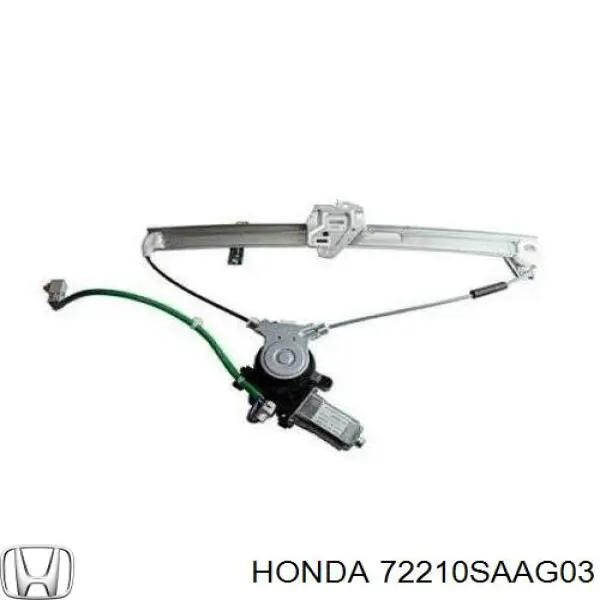 Mecanismo de elevalunas, puerta delantera derecha para Honda Jazz (GD)