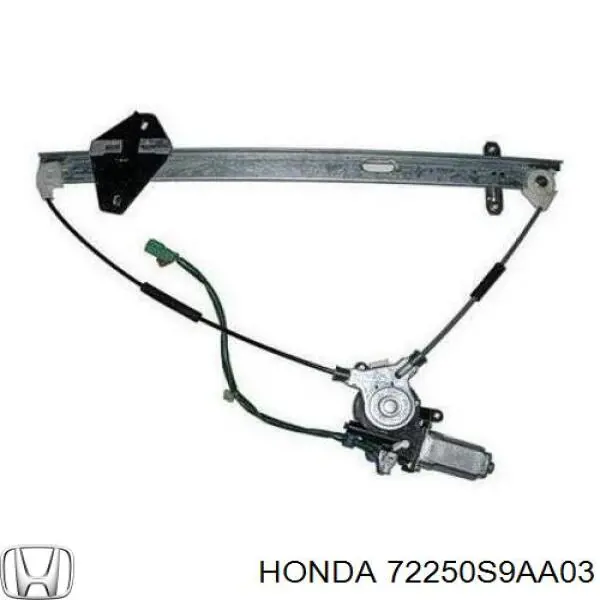 Mecanismo alzacristales, puerta delantera izquierda para Honda CR-V (RD)